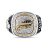 Thumbnail Image 0 of True Fans Player's Association Sterling Silver & 10K Yellow Gold Ring showcasing Josh Allen of the Buffalo Bills