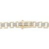 Thumbnail Image 3 of Men's Multi-Diamond Rectangle Link Necklace 2-1/6 ct tw 10K Yellow Gold 20&quot;