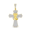 Thumbnail Image 1 of Diamond Cross & Jesus Charm 1 ct tw 10K Yellow Gold