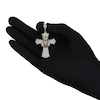 Thumbnail Image 4 of Diamond Cross & Jesus Charm 1 ct tw 10K Yellow Gold