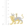 Thumbnail Image 5 of Diamond Lion Charm 3/4 ct tw 10K Yellow Gold