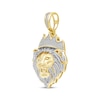 Thumbnail Image 1 of Diamond Lion Head with Crown Charm 1-1/4 ct tw 10K Yellow Gold