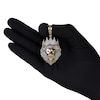 Thumbnail Image 3 of Diamond Lion Head with Crown Charm 1-1/4 ct tw 10K Yellow Gold