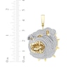 Thumbnail Image 5 of Men's Diamond Bulldog Charm 2 ct tw 10K Yellow Gold