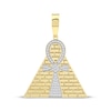 Thumbnail Image 1 of Men's Diamond Ankh Pyramid Charm 1/2 ct tw 10K Yellow Gold