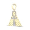 Thumbnail Image 2 of Men's Diamond Ankh Pyramid Charm 1/2 ct tw 10K Yellow Gold