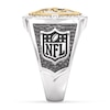 Thumbnail Image 3 of True Fans New Orleans Saints Championship Ring Sterling Silver & 10K Yellow Gold Ring