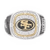 Thumbnail Image 1 of True Fans San Francisco 49ers Championship Ring Sterling Silver & 10K Yellow Gold Ring