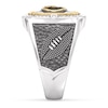 Thumbnail Image 4 of True Fans San Francisco 49ers Championship Ring Sterling Silver & 10K Yellow Gold Ring