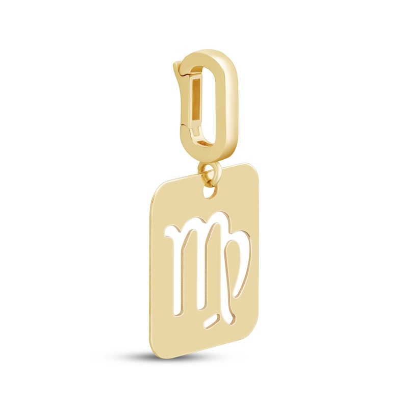 Main Image 2 of Charmed Memories Zodiac Virgo Cutout Charm 10K Yellow Gold