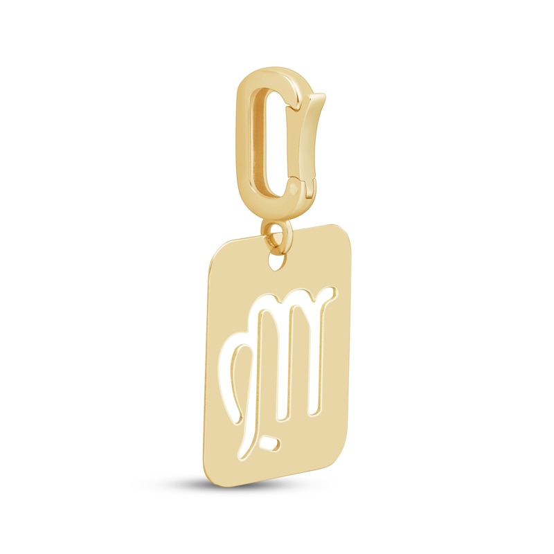 Main Image 3 of Charmed Memories Zodiac Virgo Cutout Charm 10K Yellow Gold