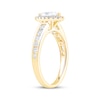 Thumbnail Image 2 of Now + Forever Marquise-Cut Diamond Halo Engagement Ring 1 ct tw 14K Yellow Gold