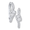 Thumbnail Image 0 of Ever Us Earrings 3/8 ct tw Diamonds 14K White Gold