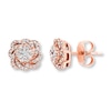 Thumbnail Image 1 of Diamond Earrings 1/3 ct tw 10K Rose Gold