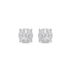 Thumbnail Image 2 of Diamond Earrings 1/4 ct tw Round-cut 10K White Gold