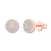 Thumbnail Image 1 of Diamond Earrings 3/8 ct tw Round-cut 10K Rose Gold