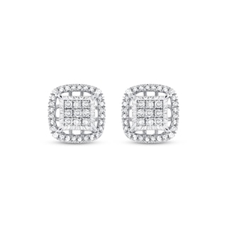 Diamond Stud Earrings 1/4 ct tw Sterling Silver | Kay