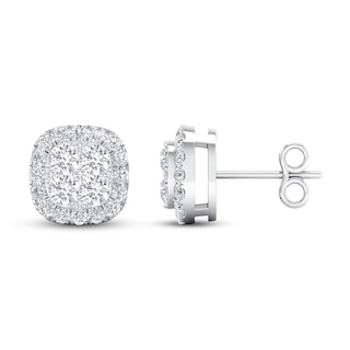 190-WKB7E-50 0.45 Ct. T.W. Diamond Stud Earrings in 14K White Gold