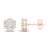 Thumbnail Image 2 of Diamond Fashion Earrings 1/3 ct tw Round-cut 10K Rose Gold