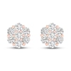 Thumbnail Image 3 of Diamond Fashion Earrings 1/3 ct tw Round-cut 10K Rose Gold