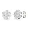 Thumbnail Image 1 of Diamond Fashion Earrings 1/3 ct tw Round-cut 10K White Gold