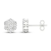 Thumbnail Image 2 of Diamond Fashion Earrings 1/3 ct tw Round-cut 10K White Gold