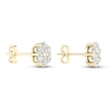 Thumbnail Image 3 of Diamond Fashion Earrings 1/4 ct tw Round-cut 10K Yellow Gold