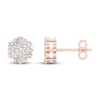 Thumbnail Image 2 of Diamond Fashion Earrings 1/5 ct tw Round-cut 10K Rose Gold