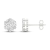 Thumbnail Image 1 of Diamond Fashion Earrings 1/5 ct tw Round-cut 10K White Gold