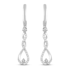 Thumbnail Image 1 of Diamond Earrings 1/10 ct tw Round-cut 10K White Gold