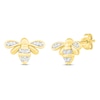 Thumbnail Image 1 of Diamond Bee Earrings 10K Yellow Gold