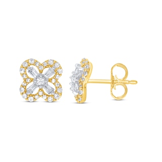 Butterfly Earrings 14K Yellow Gold