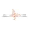 Thumbnail Image 1 of Diamond Butterfly Toe Ring 10K Two-Tone Gold