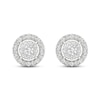 Thumbnail Image 1 of Diamond Stud Earrings 1/4 ct tw Round-Cut 10K White Gold