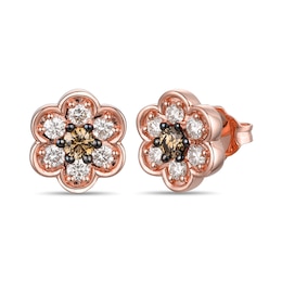 Le Vian Diamond Earrings 1/2 ct tw 14K Strawberry Gold