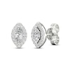 Thumbnail Image 1 of Diamond Earrings 1/3 ct tw Marquise/Round-Cut 10K White Gold