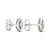 Thumbnail Image 4 of Diamond Earrings 1/3 ct tw Marquise/Round-Cut 10K White Gold