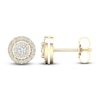 Thumbnail Image 2 of Diamond Stud Earrings 1/4 ct tw Round-Cut 10K Yellow Gold