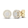 Thumbnail Image 3 of Diamond Stud Earrings 1/4 ct tw Round-Cut 10K Yellow Gold