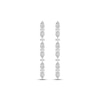 Thumbnail Image 1 of Diamond Drop Earrings 2 ct tw Pear & Round-cut 14K White Gold