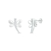 Thumbnail Image 0 of Diamond Dragonfly Stud Earrings 1/15 ct tw Sterling Silver