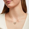 Thumbnail Image 3 of Italian Brilliance Diamond-Cut Heart Necklace 14K Yellow Gold 18"