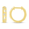 Thumbnail Image 3 of Diamond Bubbles Hoop Earrings 1/5 ct tw 10K Yellow Gold