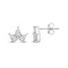 Thumbnail Image 1 of Diamond Tiara Stud Earrings 1/5 ct tw 10K White Gold