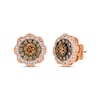 Thumbnail Image 0 of Le Vian Chocolate Diamond Stud Earrings 1-7/8 ct tw 14K Strawberry Gold