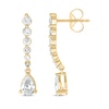 Thumbnail Image 1 of Pear-Shaped Diamond Drop Graduated Earrings 1 ct tw 14K Yellow Gold