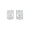 Thumbnail Image 1 of Diamond Cushion-Shaped Stud Earrings 1/2 ct tw 10K White Gold