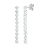 Thumbnail Image 1 of Diamond Vertical Line Dangle Earrings 1/5 ct tw Sterling Silver