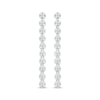 Thumbnail Image 2 of Diamond Vertical Line Dangle Earrings 1/5 ct tw Sterling Silver