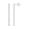 Thumbnail Image 3 of Diamond Vertical Line Dangle Earrings 1/5 ct tw Sterling Silver